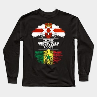 Northern Irish Grown With Senegalese Roots - Gift for Senegalese With Roots From Senegal Long Sleeve T-Shirt